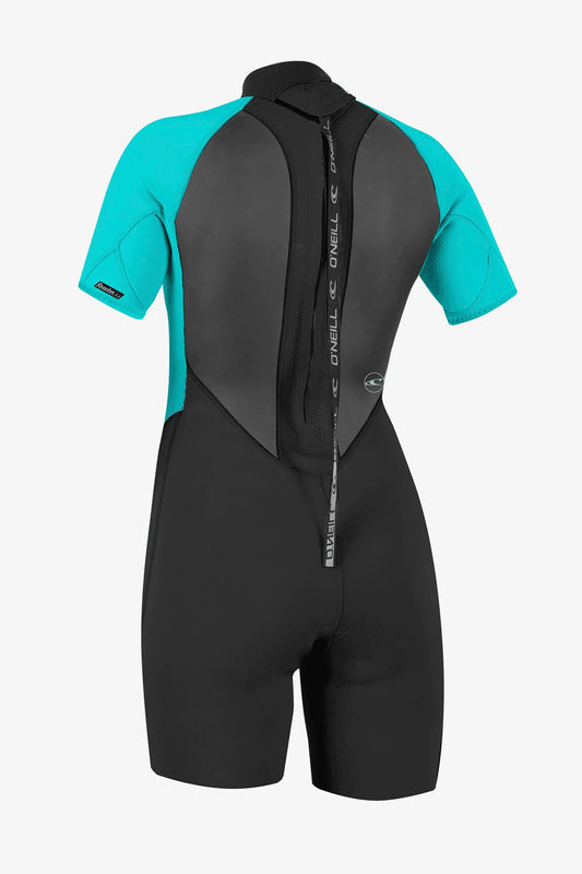 ONEIL WOMENS REACTOR-2 2MM SHORT SLEEVE SPRING WETSUIT
