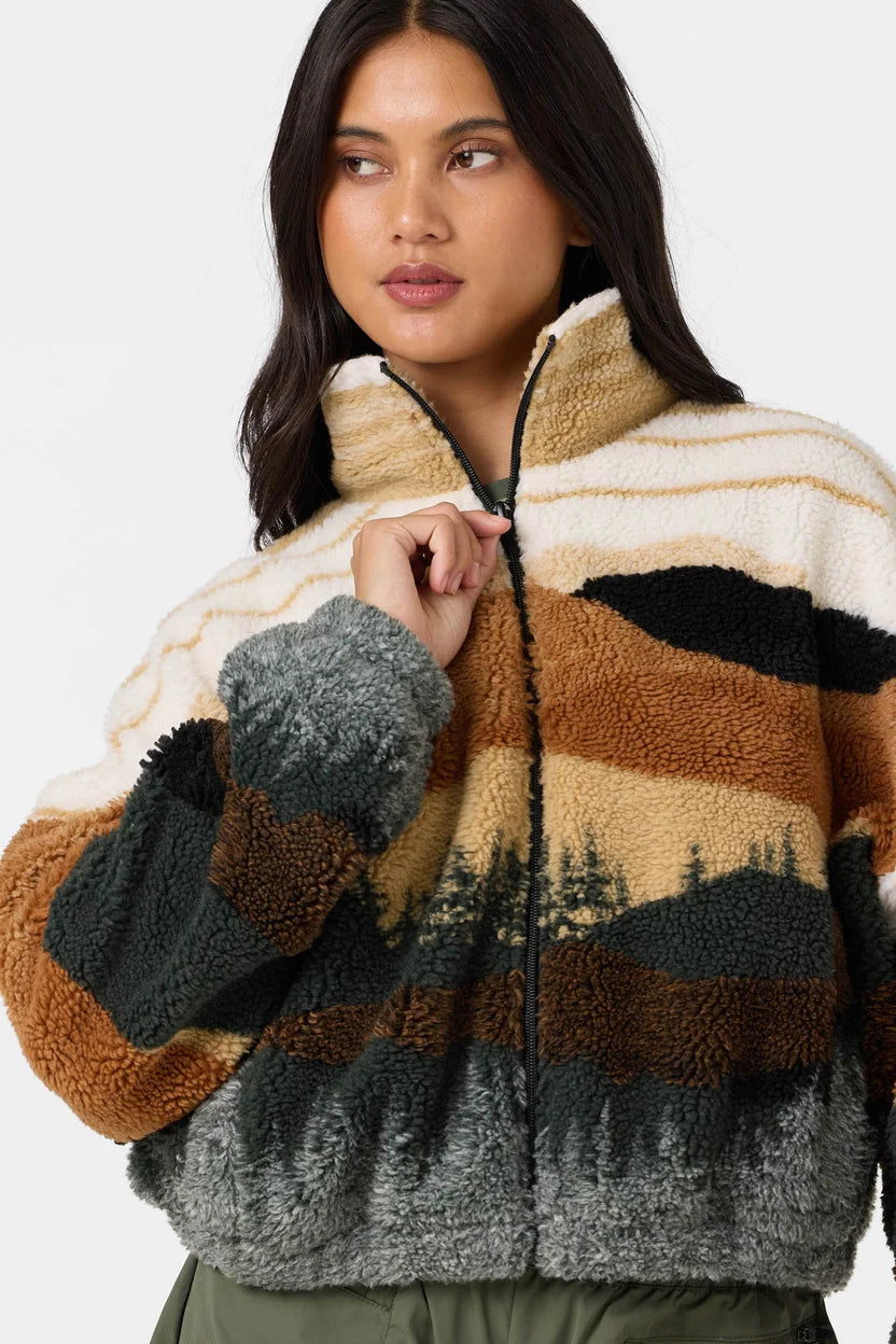 O'NEILL CORDIN JACQUARD SHERPA JACKET