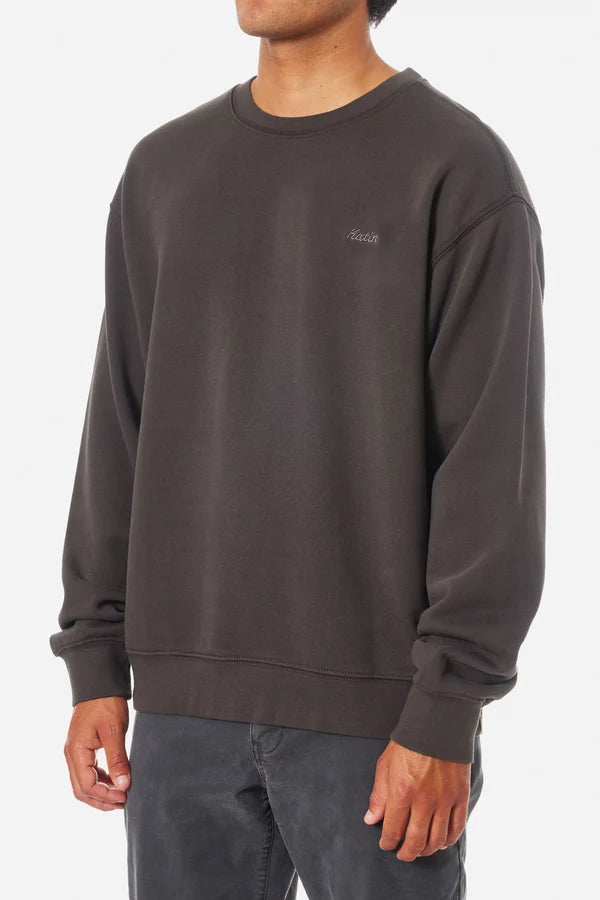 KATIN EMBROIDERED CREW FLEECE