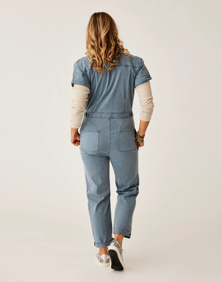 CARVE DESIGNS NYLA TWILL JUMPSUIT