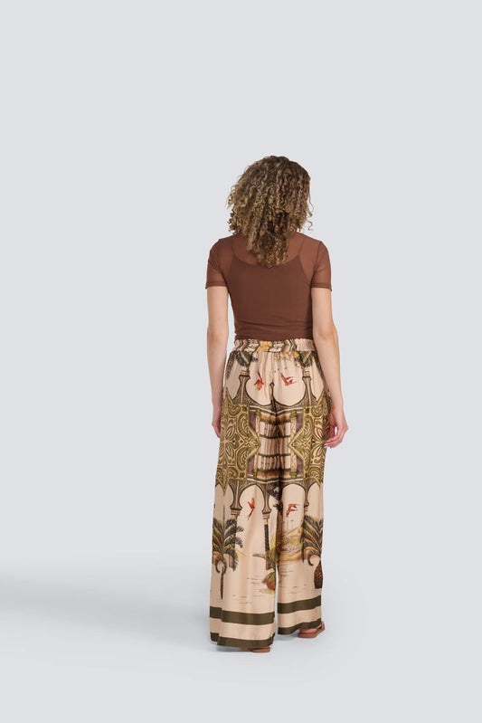 JESSICA LAURA LOTUS SILK PANT