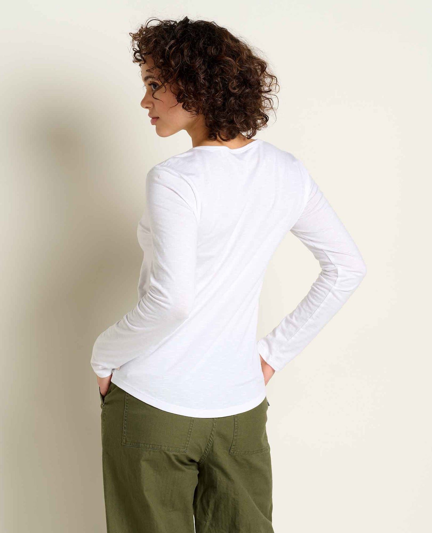 TOAD&CO MARLEY LONG SLEEVE V TEE