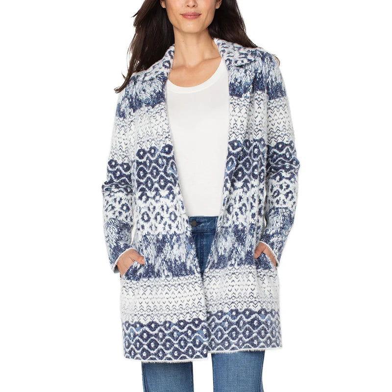 LIVERPOOL OPEN FRONT SWEATER COAT