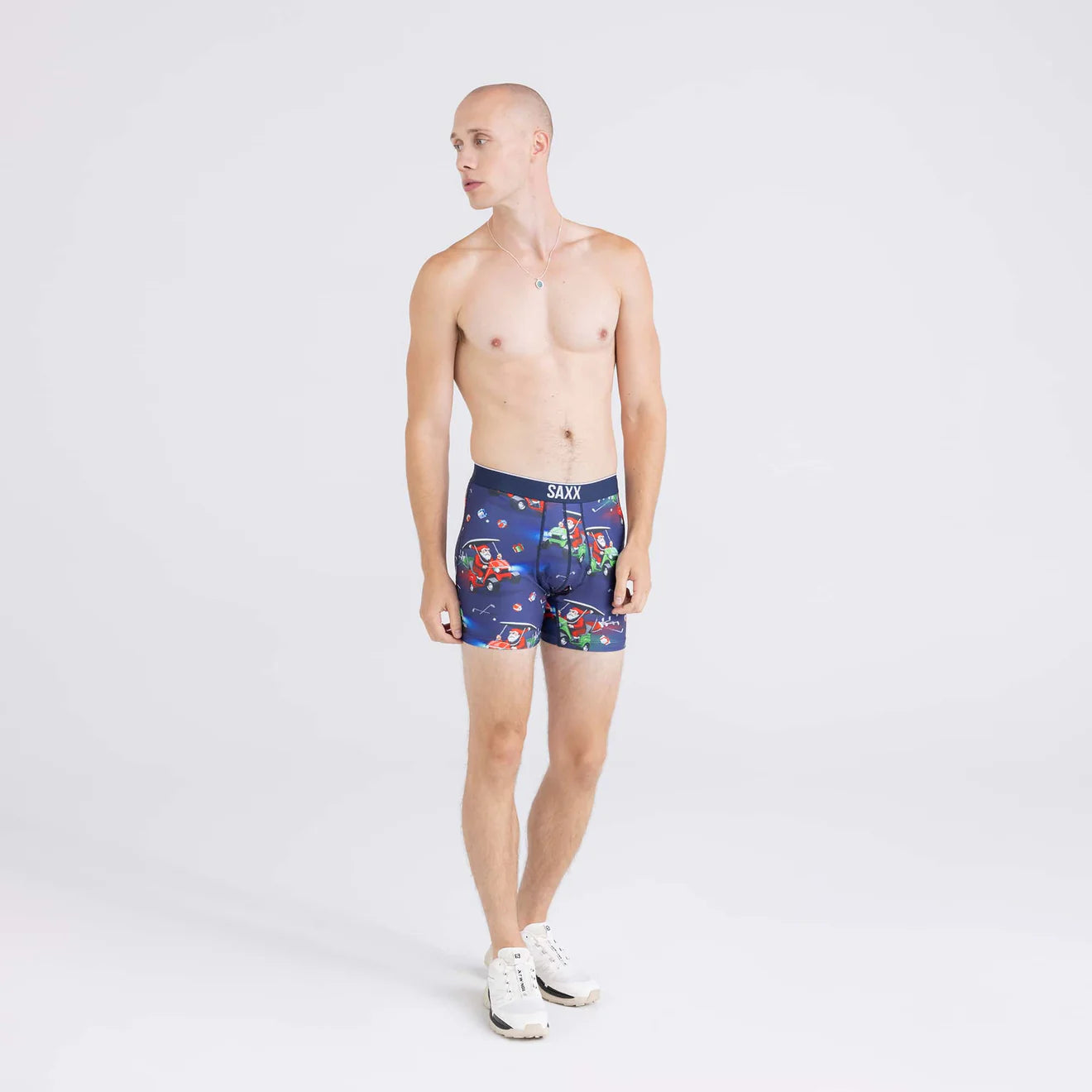 SAXX VOLT BREATHABLE MESH BOXER HOLIDAY THEME