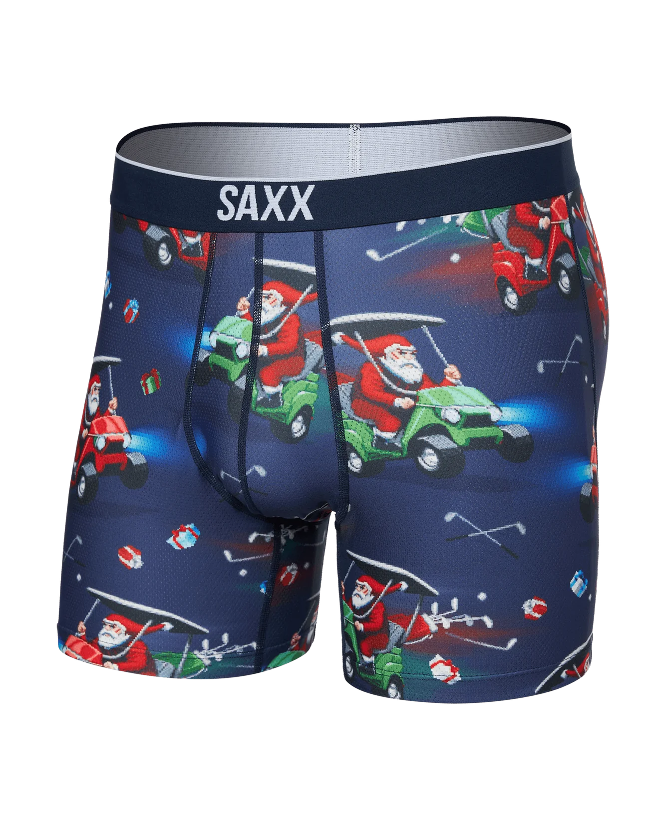 SAXX VOLT BREATHABLE MESH BOXER HOLIDAY THEME