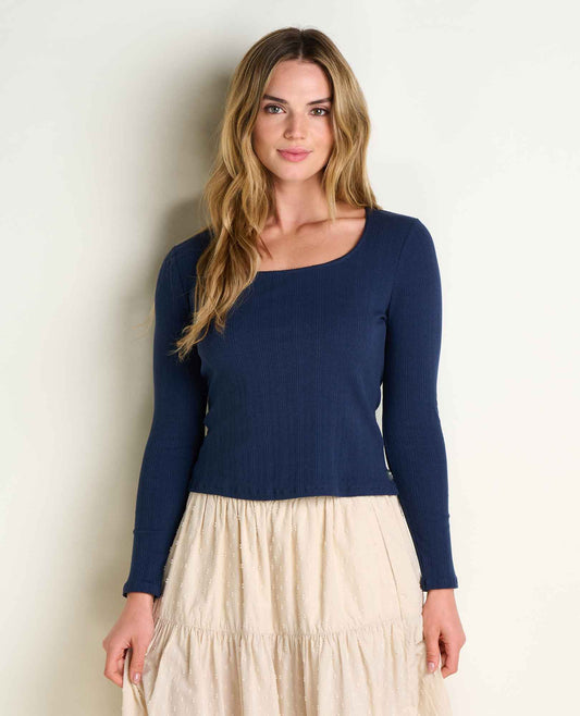 TOAD&CO ROSALIE SQUARE NECK LONG SLEEVE
